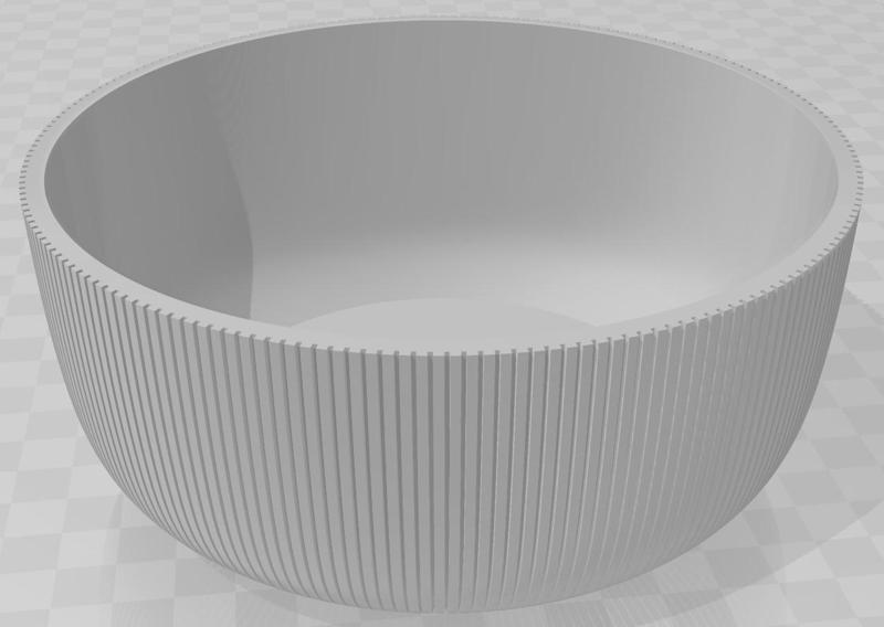 Vertical Spiral Bowl