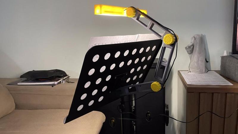 Led para suporte de partitura