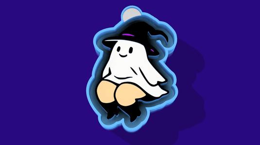 💪👻 Thick Ghost – Freshie, Keychain, Resin & Candle Mold