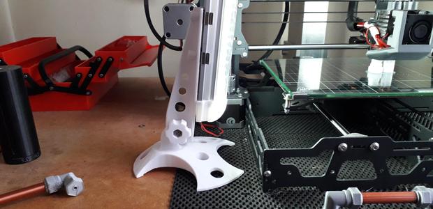 LED strip light stand.