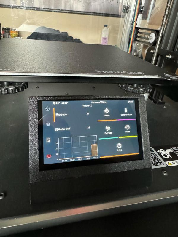 Creality Sermoon D1 replace original screen with BigTreeTech TFT5