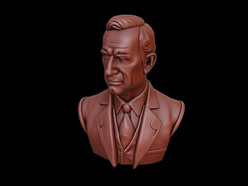 Calvin Coolidge Bust