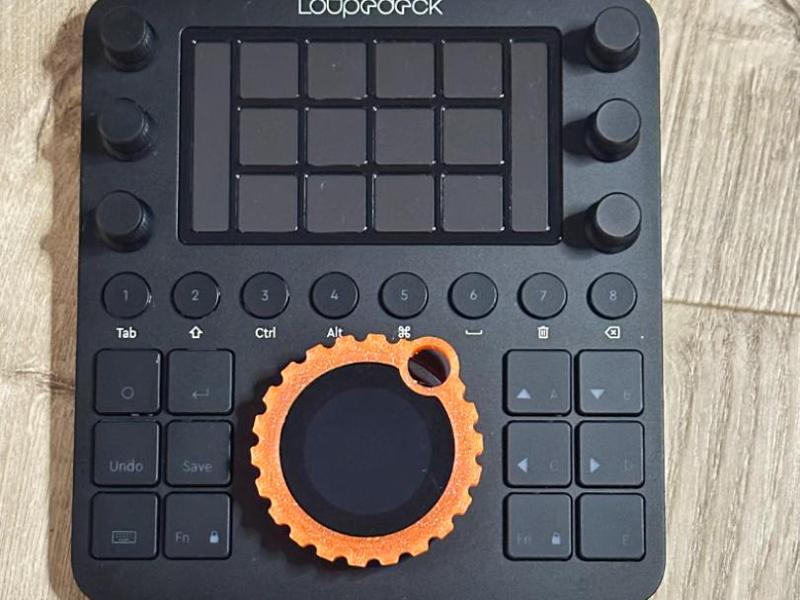 Loupedeck shuttle ring