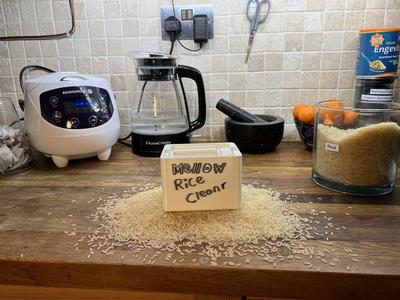 Water Powered Rice Cleaner
