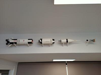 Lego Saturn V horizontal stand