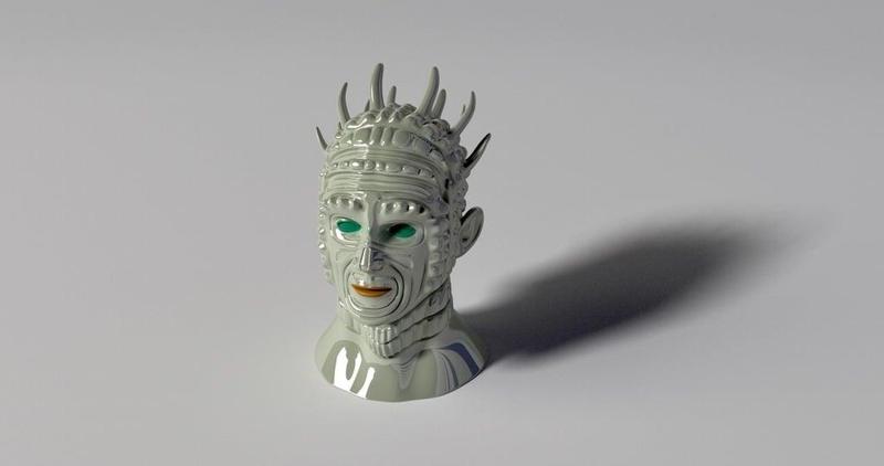 Alien Head 5