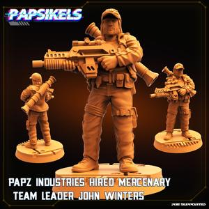 PAPZ INDUSTRIES HIRED MERCENARY TEAM LEADER JOHN WINTERS