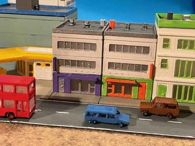 Modern urban building 1 - commercial building (z-scale)
