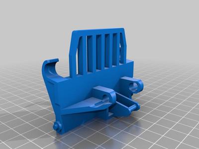 Bruder Mounting plate for CAT and JLG telehandler