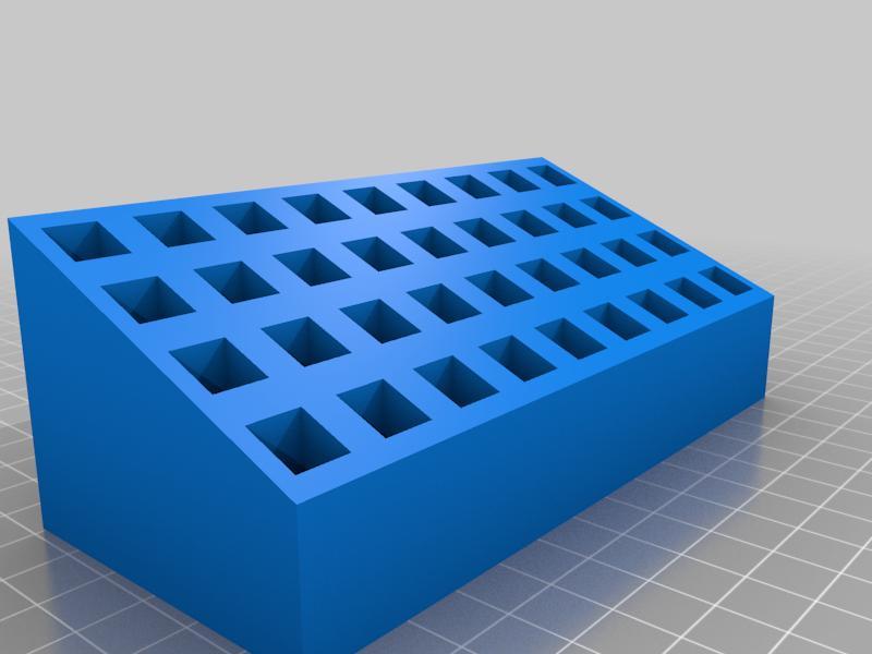 Letter stamp organizer
