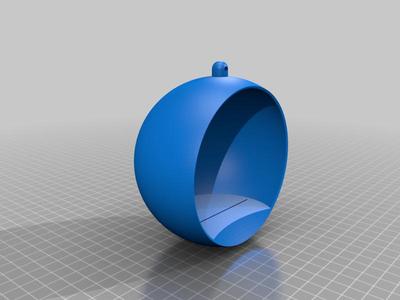 Christmas ball photo holder