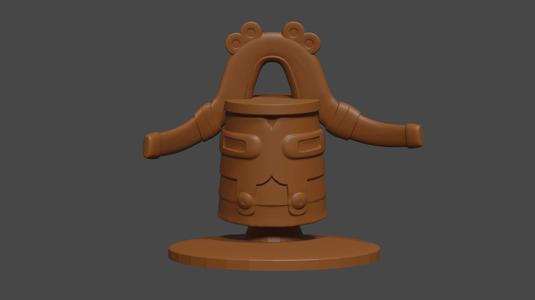 Pokemon inspired, Bronzong, Tabletop DnD miniature