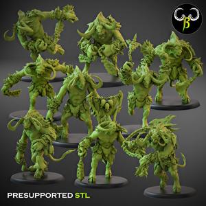 Horned Brutes Dual weapons Squad