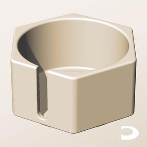 CH96-55-S Slotted Modular Stacking Storage Boxes Bins | Printable Objects - Infinite Containers | stl file for 3d printing