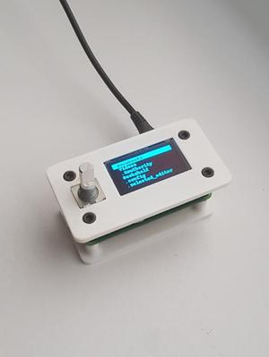 Mini Raspberry Pi Zero Server with Stats Display and Rotory Encoder