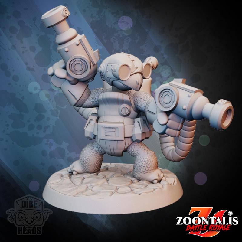 Steampunk Turtle (pre-supported included)