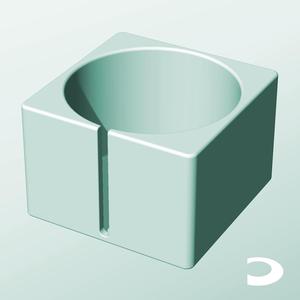 CS162-120-S Slotted Modular Stacking Storage Boxes Bins Containers 3D stl file