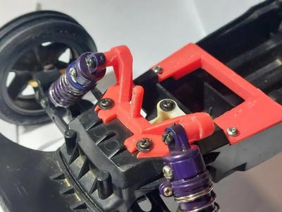 Tamiya DT-01 -- Front damper stay (including body mount)   