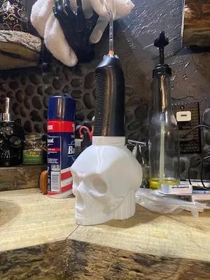 Skull water reservoir for H20floss toothbrush   