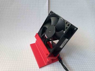 80mm pc fan swivel stand