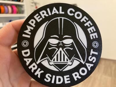 Star Wars Imperial coffee coaster
