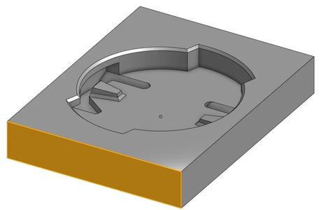 Garmin bike computer interface for easy 3D printing   