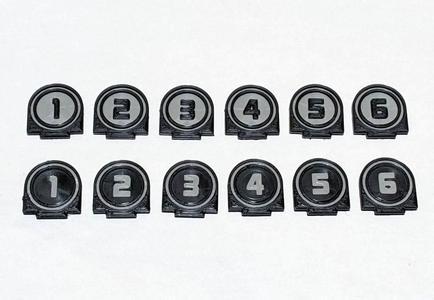 X-Wing TMG Ship Number Tokens with Rings
