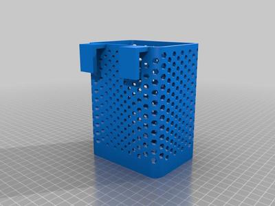Clip on silverware drying holder