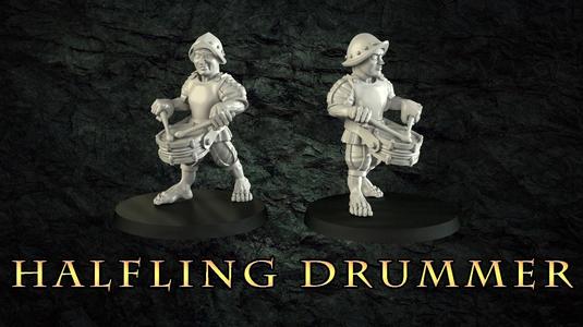 Halfling drummer