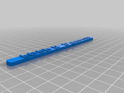 Filament Measurement Stick