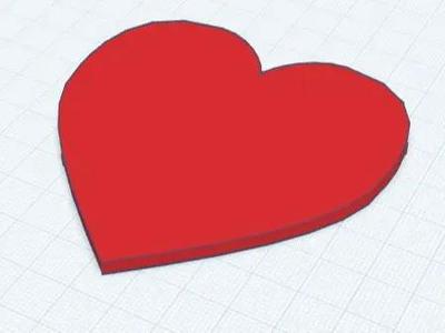 Love heart drinks coaster   