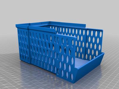  Easier to print stackable basket