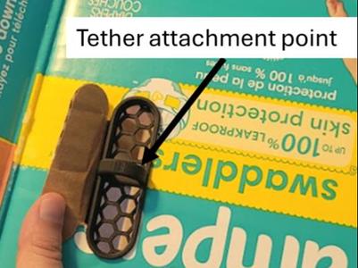 Box Sled Tether Mount - Pampers Box