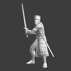 Scandinavian Crusader with great sword