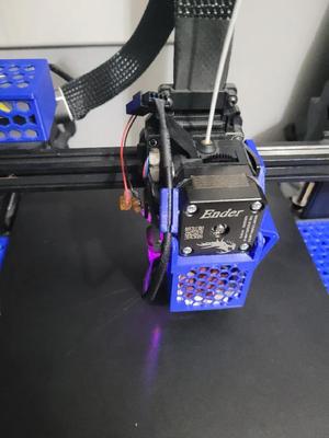 Ender 3 V3 SE noctua fan cable holder   