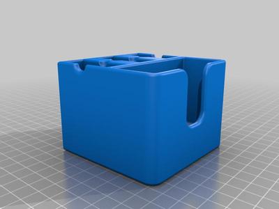 Skadis (IKEA) holder for Nikon MH-25 Battery Charger and EN-EL14a Batteries.