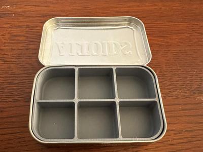 Altoids six compartment organizer