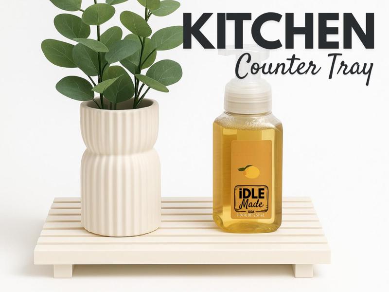 Kitchen Soap Tray / Bathroom Counter Tray Riser