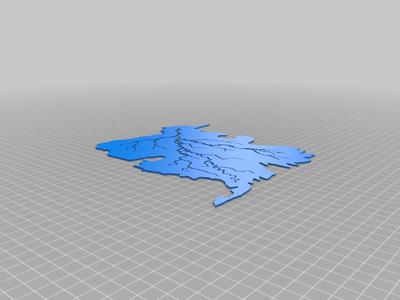 Thunder - Airbrush Stencil