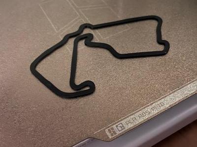 Silverstone Circuit Track Outline