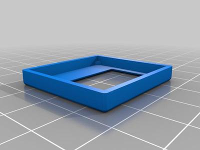 Holder for OLED display SSD1306, but wider