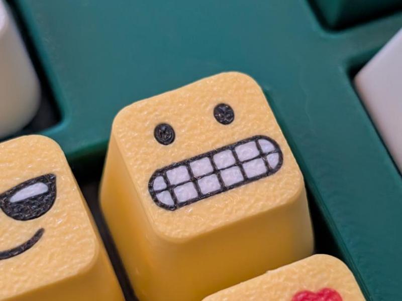 Grimace Emoji Keycap