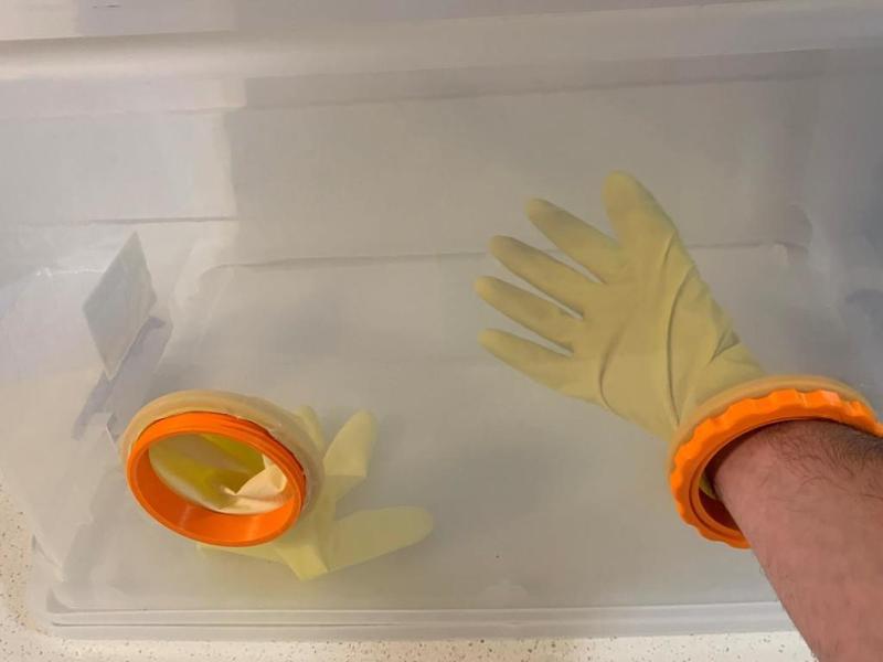Sand Blaster | Glove Box | Glove Port Holder Rings