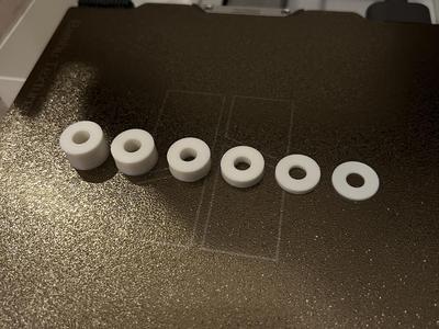 M6 Spacers 1mm - 10mm