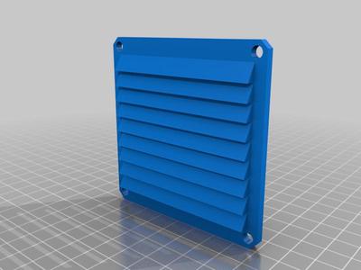 80mm fan angled vent