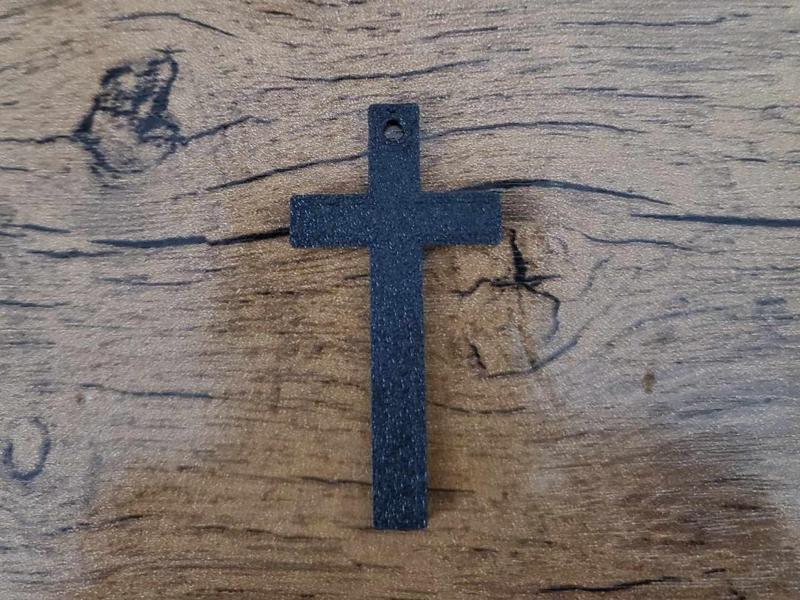 Simple Cross Keychain