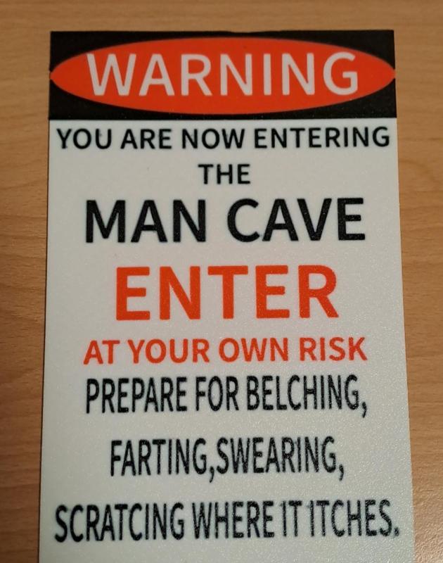 mancave plate