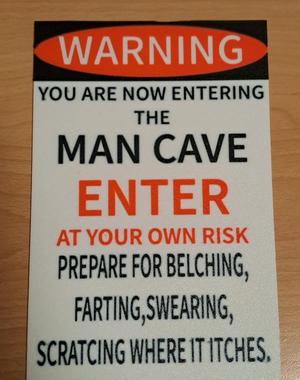 mancave plate