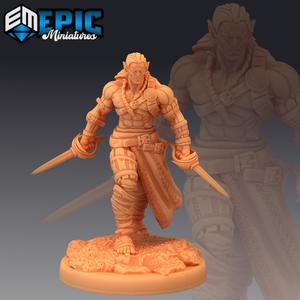 Elven Barbarian / Male Elf Hunter / Ancient Elvish Tribe
