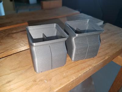 #gridfinity Vase Mode Single Box with Finger Curve & Magnets